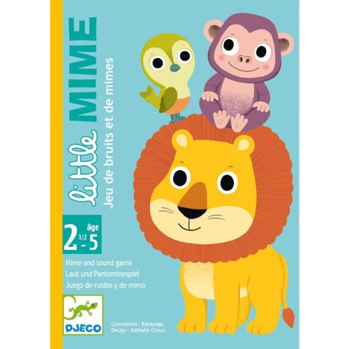 DJECO - Little Mime - Utánzoo - személyiségfejlesztő kártyajáték (5063)