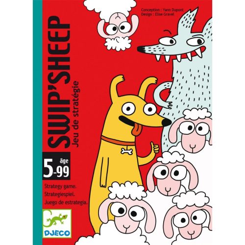 DJECO - Swip'Sheep - BirkaBuga - könnyed, stratégiai kártyajáték