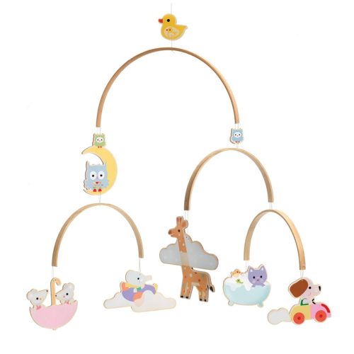 DJECO Szélmobil függődísz - Állatkölykök - Baby animals