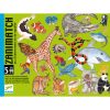DJECO - Zanimatch - Állati kereső - kártyajáték - Palincs Játék