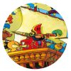 Formadobozos puzzle - Barbarossa hajója, 54 db-os - Barbarossa's Boat