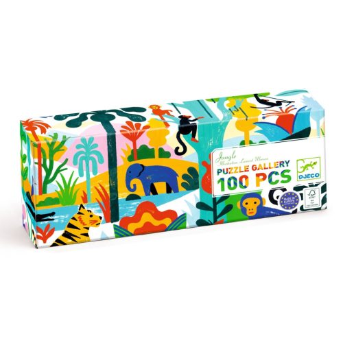 DJECO - Dzsungel 100 db-os - művészpuzzle