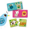 Párosító puzzle - Ki hol lakik, 20 db-os - Habitat
