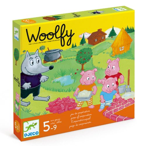 Társasjáték - A három kismalac - Woolfy - Kooperációs játék