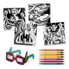 Festés és színezés filctollal - Viccesen Furi 3D - Funny Freaks 3D