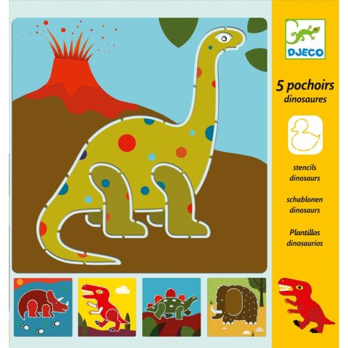DJECO - Rajzsablonok - Dínók - Dinosaurs