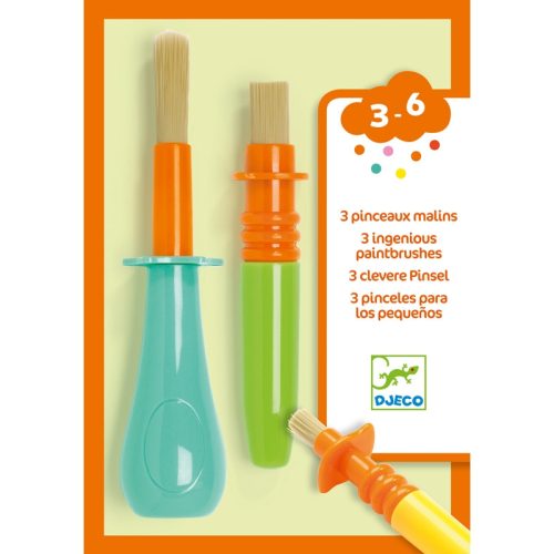 DJECO - 3 féle ügyes ecset gyerekeknek - Palincs Játék