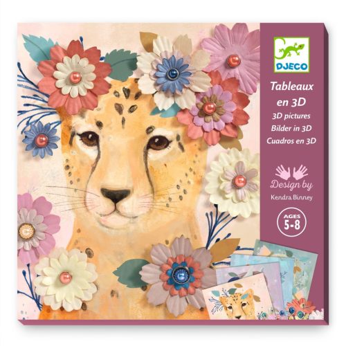 DJECO - Művészeti műhely - Állatok virágokkal - Floral wreaths