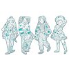 Színezés - Angéla Divat - Angèle & friends