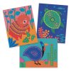 Képfestés pöttyökkel - Állatok pöttymintákkal - Pointillism