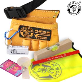 Szerszámkészlet - bőr szerszámtáskával, övvel - mini 04   Szerszámkészlet - bőr szerszámtáskával, övvel - mini 04