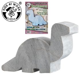 Kőszobrászat - Szappankő brachiosaurus készítés Kőszobrászat - Szappankő brachiosaurus készítés