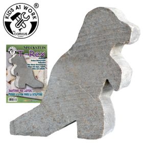 Kőszobrászat - Szappankő t-rex készítés Kőszobrászat - Szappankő t-rex készítés