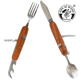 Zseb evőeszköz nemesfa nyéllel Zseb evőeszköz nemesfa nyéllel