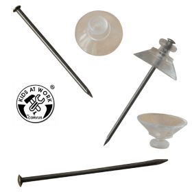 Lyukasztó szeg védősapkával Lyukasztó szeg védősapkával