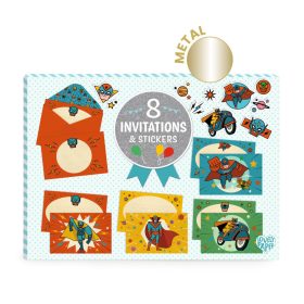 Meghívó készlet - Szuperhős egy napra - Pow ! Bang ! Meghívó készlet - Szuperhős egy napra - Pow ! Bang !