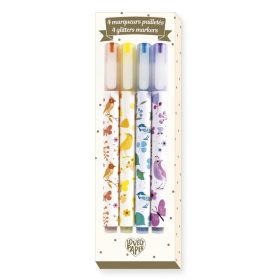 Csillám filctoll készlet - 4 glitteres színben - 4 Tinou glitter markers   Csillám filctoll készlet - 4 glitteres színben - 4 Tinou glitter markers