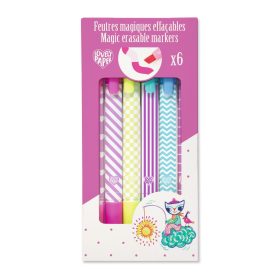 Mágikus filctolkészlet - 6 db radírozható filctoll - Magic erasable markers   Mágikus filctolkészlet - 6 db radírozható filctoll - Magic erasable markers