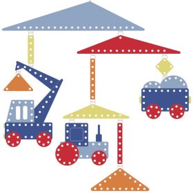 Szélmobil függődísz - Építkezés - Construction Szélmobil függődísz - Építkezés - Construction