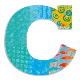 Dekorbetű - C - Peacock letter Dekorbetű - C - Peacock letter