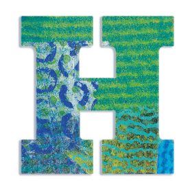 Dekorbetű - H - Peacock letter Dekorbetű - H - Peacock letter