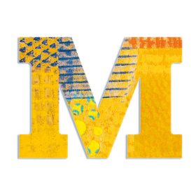 Dekorbetű - M - Peacock letter Dekorbetű - M - Peacock letter