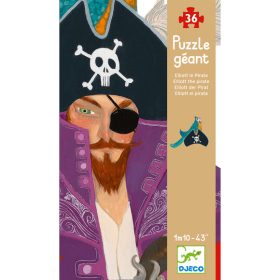 Óriás puzzle - Kalóz Éliás, 36 db-os - Elliott the pirate   Óriás puzzle - Kalóz Éliás, 36 db-os - Elliott the pirate