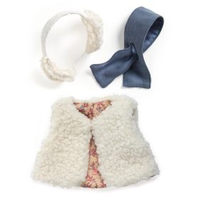 Játékbaba kiegészítő, babaruha - Bundás - Outfit Moumoute   Játékbaba kiegészítő, babaruha - Bundás - Outfit Moumoute