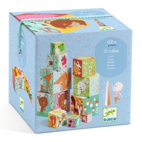 Toronyépítő kocka - Erdei állatok - 10 forest blocks Toronyépítő kocka - Erdei állatok - 10 forest blocks