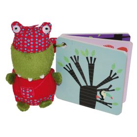 Plüssfigura - Baby Zoco foglalkoztatókönyvvel Plüssfigura - Baby Zoco foglalkoztatókönyvvel