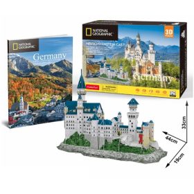 Clementoni 121 db-os Neuschwanstein kastély - NATIONAL GEOGRAPHIC   Clementoni 121 db-os Neuschwanstein kastély - NATIONAL GEOGRAPHIC