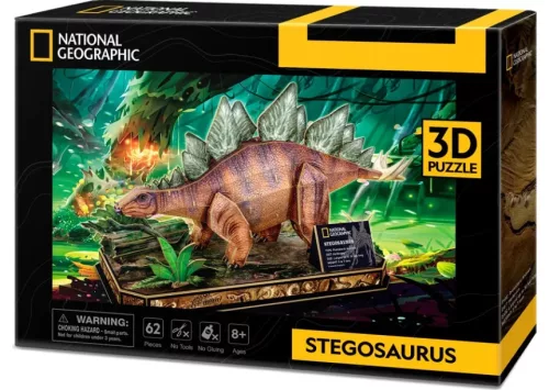 CubicFun 62 db-os Stegosaurus NATIONAL GEOGRAPHIC