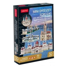 CubicFun - 3D puzzle 155 db-os Mini építészeti sorozat - Magyarország   CubicFun - 3D puzzle 155 db-os Mini építészeti sorozat - Magyarország