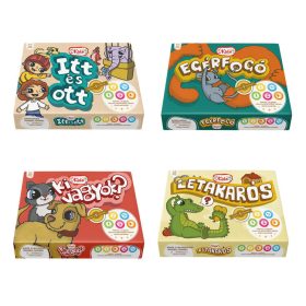 Képességfejlesztő társasjáték (4 db együtt) Képességfejlesztő társasjáték (4 db együtt)