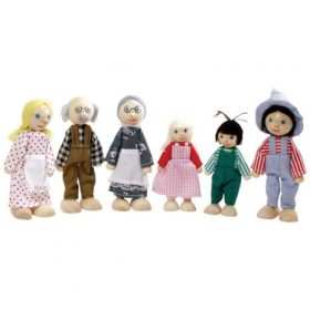 Fa babacsalád /6db-os/