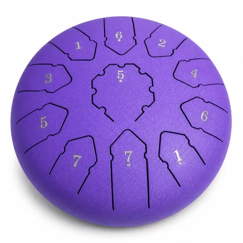 Nyelvdob - 11 hangos, 25 cm (lila)
