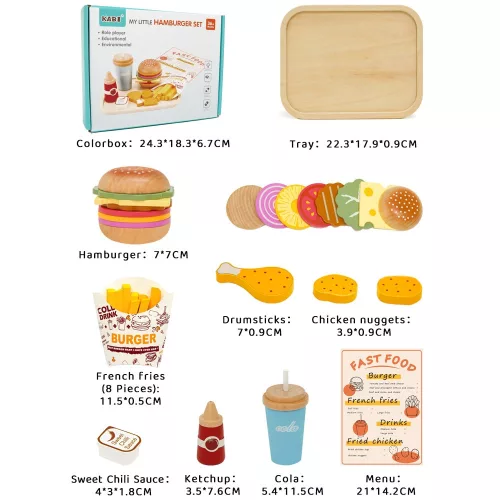 Játék hamburger menü (Kabi)