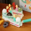 Fa játék szülinapi torta, zöld (Kabi)