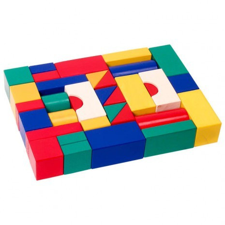 Építőkocka /4cm-es, színes/