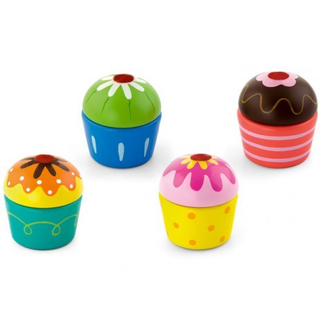 Játék muffin fából / 4 db-os/