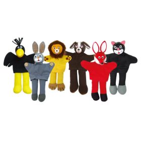 Textil ujjbábkészlet (6 db-os, állatfigurás) Textil ujjbábkészlet (6 db-os, állatfigurás)