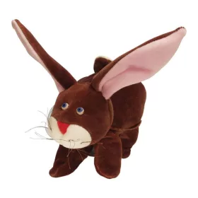 Kesztyűbáb gyerek kézre (barna nyuszi)