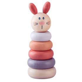 Montessori nyuszi - pasztell rózsaszín