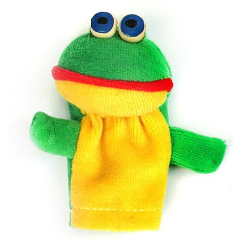 Plüss ujjbáb (béka)