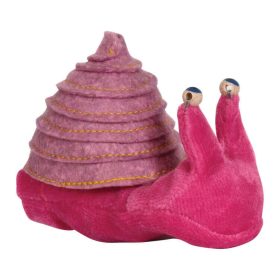 Plüss ujjbáb (csiga, rózsaszín) Plüss ujjbáb (csiga, rózsaszín)