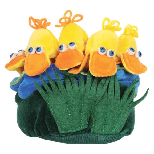 Kesztyűbáb felnőtt kézre (tó kacsákkal)