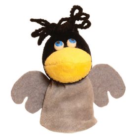 Plüss ujjbáb (varjú) Plüss ujjbáb (varjú)