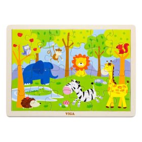 Puzzle 24 db-os (vadállatos)