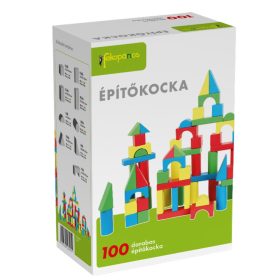 100db-os színes építőkocka 100db-os színes építőkocka