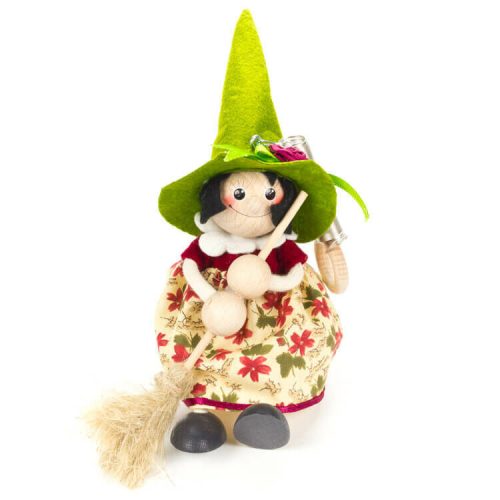 Rugós figura (boszi, zöld kalappal)